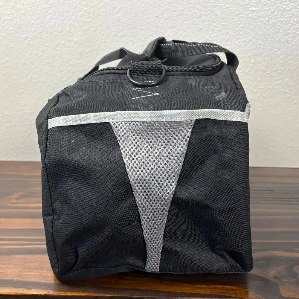 Coke Zero Medium Sized Black Red Logo Zipper Pocket NCAA Final Four Duffel Bag